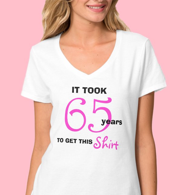 65e anniversaire Cadeaux pour son T-shirt - Drôle (Créateur téléchargé)