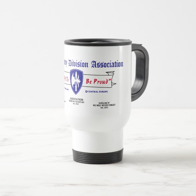 65e Division d'infanterie Association Mug de voyag (Devant droit)