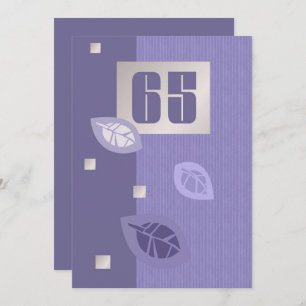 65th Birthday Celebration Custom Einladungen