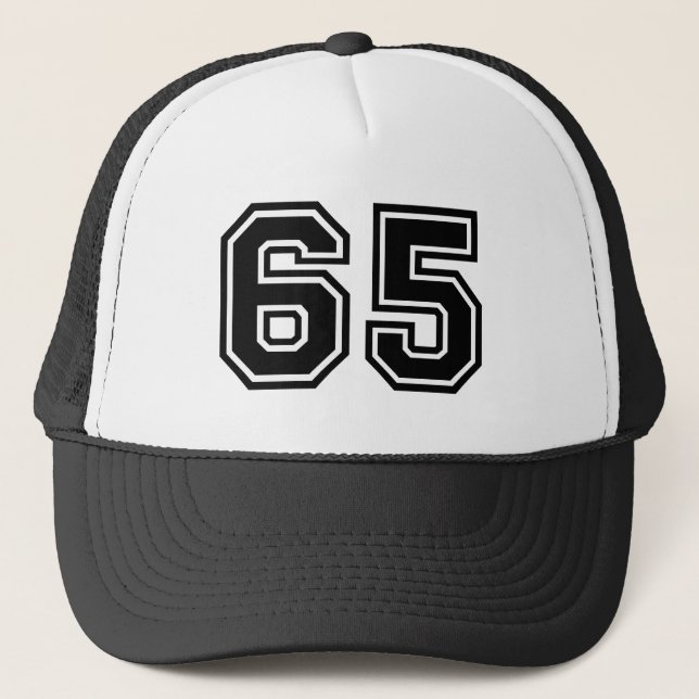 65th Birthday Classic Trucker Hat Truckerkappe (Vorderseite)