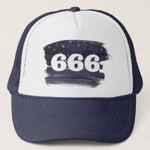 666 Angelnzahl Sterne Höhere Selbstausrichtung Truckerkappe