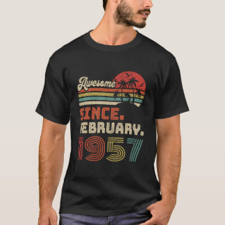 66 Awesome Seit Februar 1957 66. T-Shirt