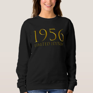 66. Geburtstag Ladys Mens 66 Jahre 1956 1 Sweatshirt