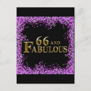 66. Geburtstag Postkarte