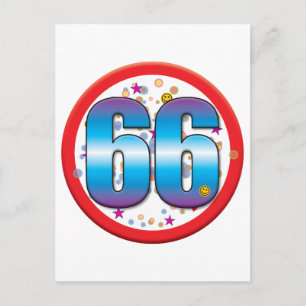 66. Geburtstag v2 Postkarte
