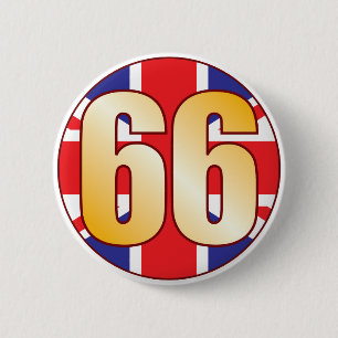 66 Großbritannien-Gold Button