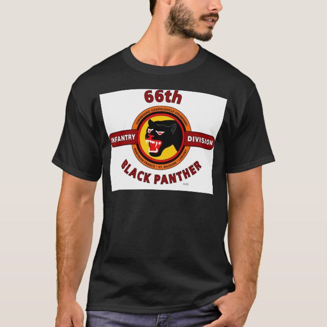 66. INFANTERIEDIVISION "PANTHER-ABTEILUNG " T-Shirt (Vorderseite)