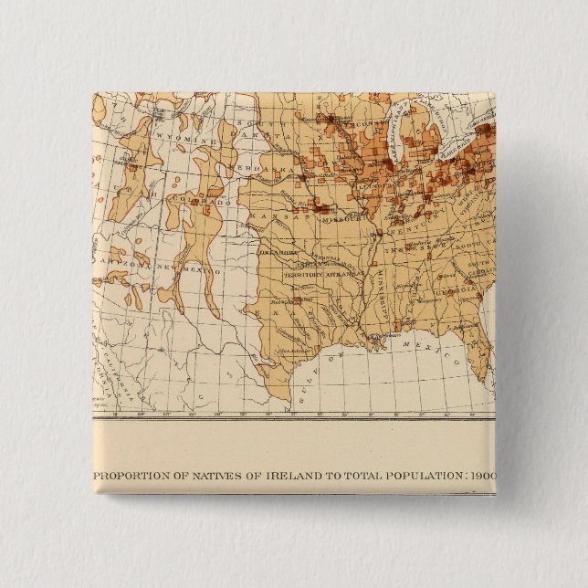 66 Irland 1900 Button (Vorderseite)