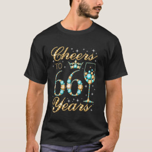 66 Jahre 66. Geburtstagsparty Frauenprinc T-Shirt