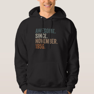 66 Jahre alte Geschenke Phantastisch seit November Hoodie