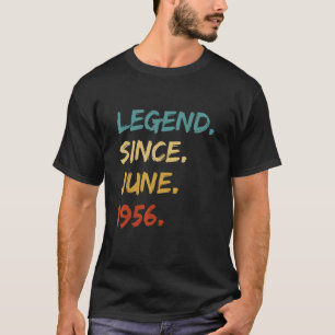 66 Jahre alte Legende seit Juni 1956 66. Geburtsta T-Shirt