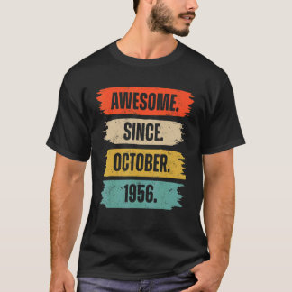 66 Jahre Phantastisch seit Oktober 1956 66. Geburt T-Shirt