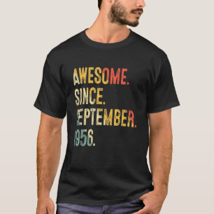 66 Jahre Phantastisch seit September 1956 66. Bir T-Shirt