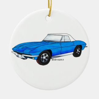 66 KorvetteRoadster Keramik Ornament