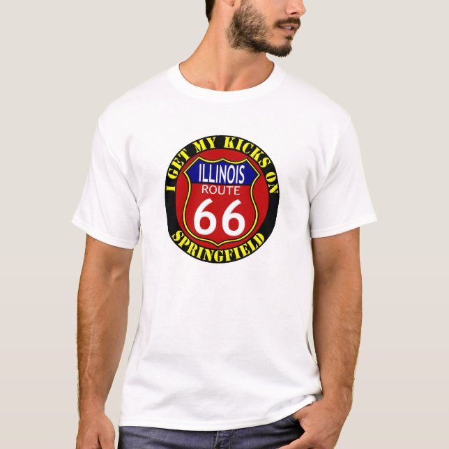 66 SPRINGFIELD ILLINOIS T-Shirt (Vorderseite)