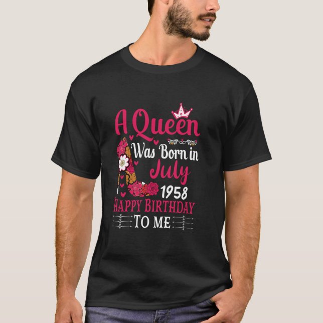 66e Anniversaire Haut talon Une reine est née le 1 (Devant)