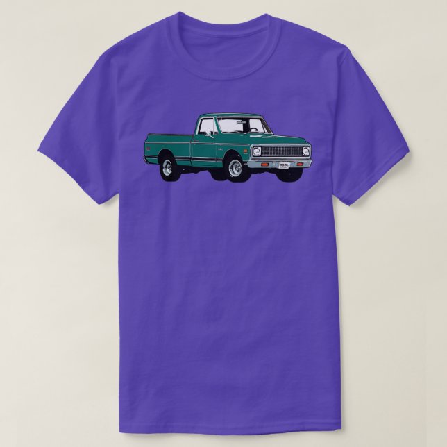 6772 Grüner LKW T-Shirt (Design vorne)