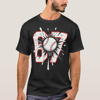 67 Baseball Sechs Sieben 6 7 Meme T-Shirt