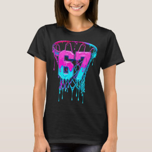 67 Basketball Drip Six Seven Lustig T-Shirt