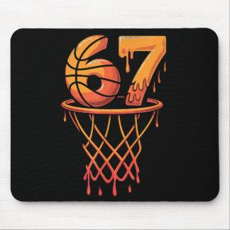 67 Basketball Eis Drip Six Seven Mousepad