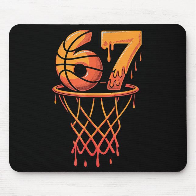 67 Basketball Eis Drip Six Seven Mousepad (Vorne)