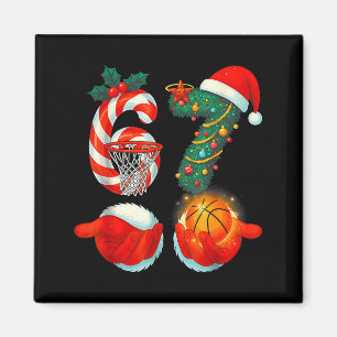 67 Basketball Santa Sechs Sieben Meme Weihnachten Magnet
