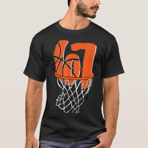 67 Basketball Sechs Sieben 6 7 Meme Lustig 67 Bask T-Shirt