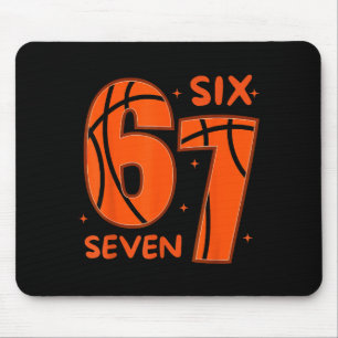67 Basketball Six Seven 6 7 Meme 6  Mousepad