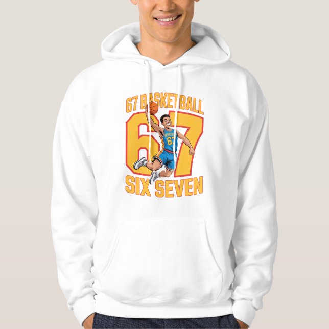 67 Basketball Six Seven Hoodie (Vorderseite)