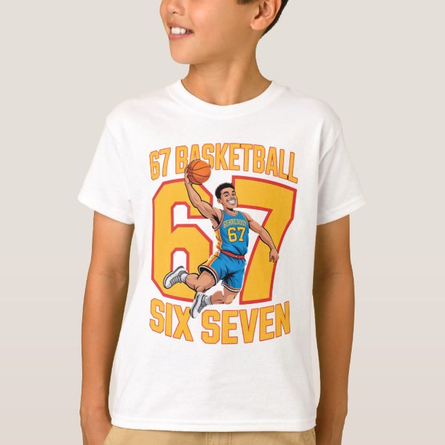 67 Basketball Six Seven T-Shirt (Vorderseite)