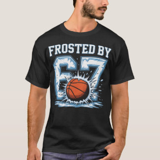 67 Basketball Vereist Von 6 7 Lustiges Sechs Siebe T-Shirt