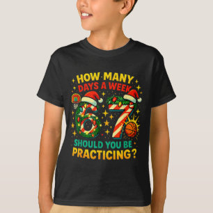 67 Basketball Weihnachten Lustiges Training Meme G T-Shirt