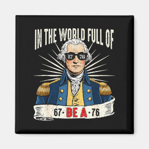67 bis 76 Lustiges George-Washington-Geschichts-Me Magnet