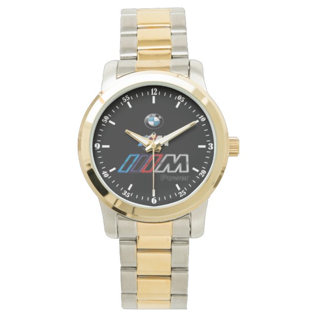 67 BMW Engine MPower Logo Accessories Watches Armbanduhr (Vorderseite)