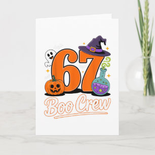 67 Boo Crew Halloween-Spaß für Grusel-Fans  Karte