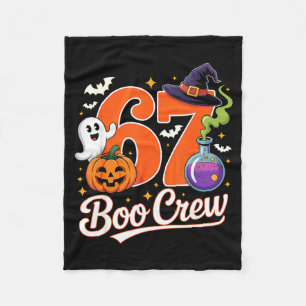 67 Boo-Crew lustige Halloween-Geister Hexe Kürbis Fleecedecke