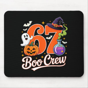 67 Boo-Crew lustiger Halloween-Geist Hexe Kürbis Mousepad