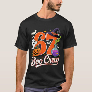 67 Boo-Crew lustiger Halloween-Geist Hexe Kürbis T-Shirt