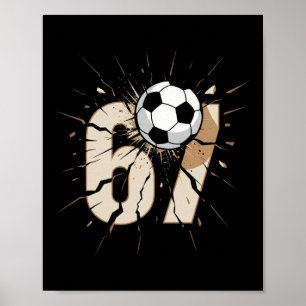 67 Brainrot Jugendfußball Drip - Lustige Kinder 67 Poster