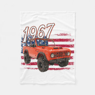 67 Bronco Suv Car Fleecedecke
