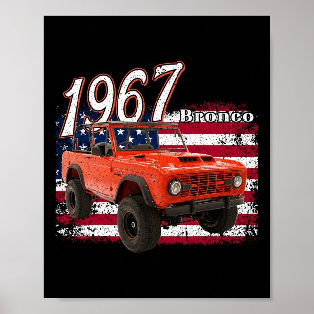 67 Bronco Suv Car Poster (Vorne)