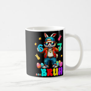 67 Bruh Six Seven Lustiger Hase Eier Kaninchen Fro Kaffeetasse