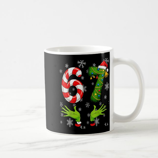 67 Christmas 6 7 Meme Pajamas 67 Bruh Slang  Kaffeetasse (Rechts)