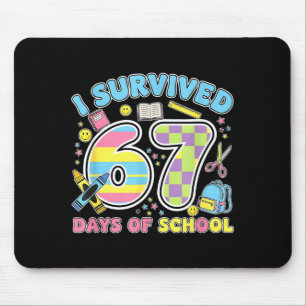 67 Clroom Meilenstein Süß Pastell Kinder Humor Mousepad