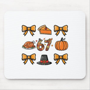 67 Coquette Erntedankfest Lustig 6 7 Meme Männer F Mousepad
