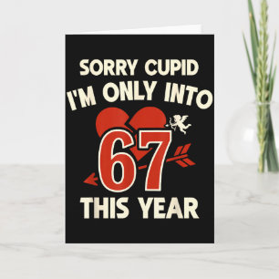 67 Cupid Valentinsgruß Meme, Lustiger Anti-Valenti Karte