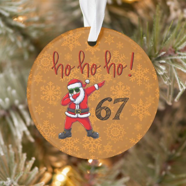 67 Dabbing Weihnachtsmann Weihnachtsbaumanhänger  Ornament (Baum)