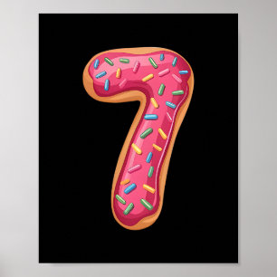 67 Donut-Kuchen-Meme Lustig 6 7 Kostüm Freund Pass Poster