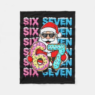 67 Donut Weihnachten Lustig Sechs Sieben Meme Sant Fleecedecke