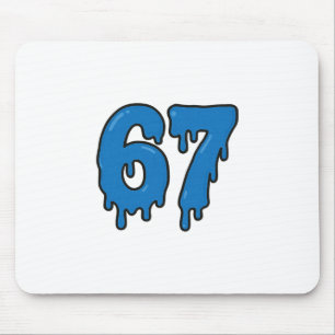67 Drip Melt Six Seven Meme Alpha Gen Slang Lustig Mousepad